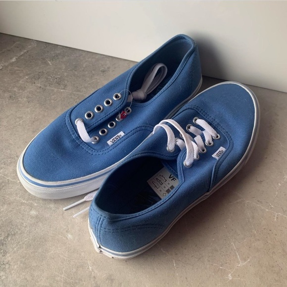 Blue Vans Authentics NWT - Picture 1 of 2